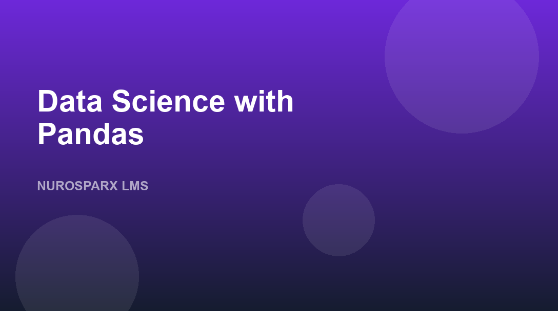Data Science with Pandas